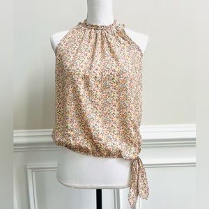 Sienna Sky | floral print blouse tank top size XS